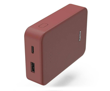 Powerbank HAMA Power Pack Color 10 10000mAh czerwony 4047443514769